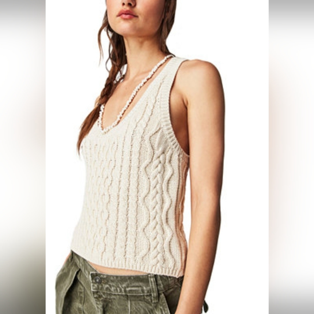 Free People High Tide Cable Tank